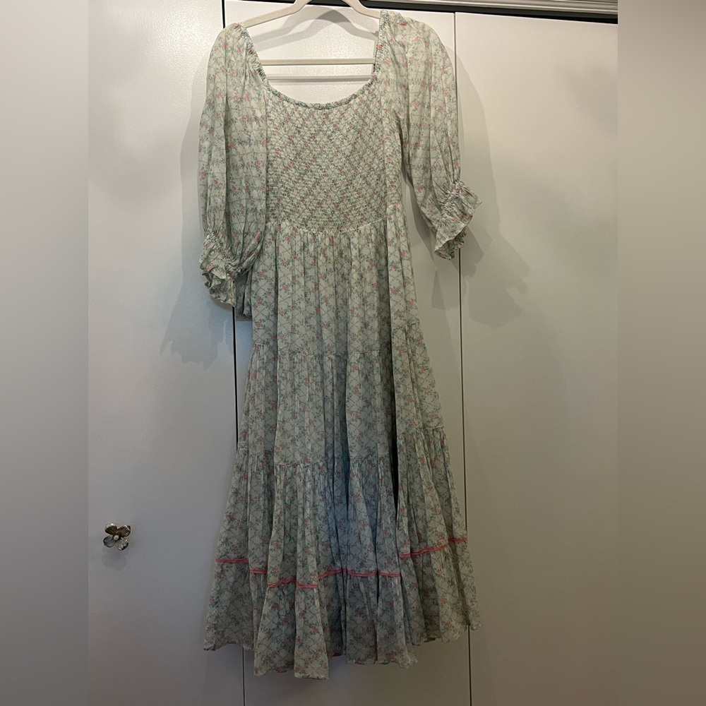 LoveShackFancy Multicolor Knit Dress